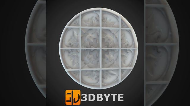 #3dmodel - Round #decor 60 || Круглый декор 60 #3dbyte  #3dprint