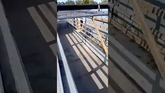 Замена роликов на сдвижном механизме крыши. Изготовление и установка тента.