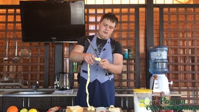 Рецепт:ЗАКУСКА за 15 минут  Сыр СУЛУГУНИ-ХАЧАПУРИ на мангале