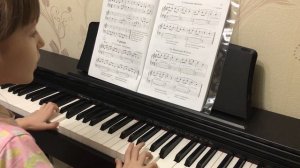 Осенняя песенка - Е. Гнесина (1 класс, фортепиано)