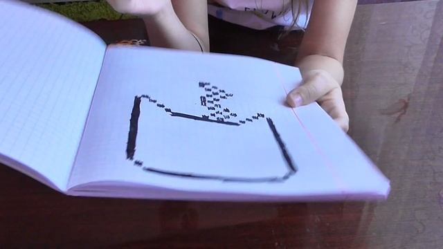 РИСУНОК ПО КЛЕТОЧКАМ КАТЁНОК!!! Для детей от 6 лет!!! смотреть онлайн