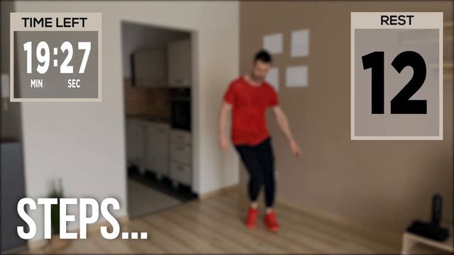 5000 steps at HOME. DANCE WALKING CARDIO workout - NO jumping / Do it twice and get 10000 steps смотреть онлайн