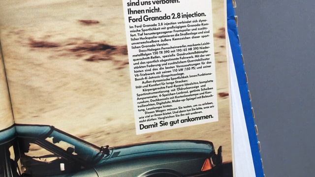 Ford Granada mit dem 2,8 V6 Liter Motor смотреть онлайн