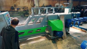 Фрезерно-пильный станок для тонкомера EcoWood UFP-260