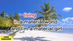 MATERIAL GIRL(MADONNA)karaoke