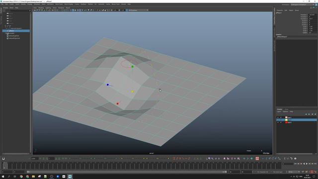 Урок: Проецирование траектории на плоскость (Maya Rigging) смотреть онлайн