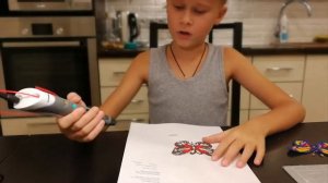 Как сделать бабочку 3 D  ручкой