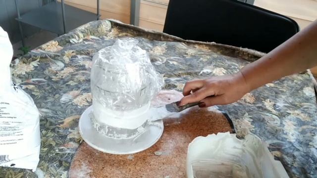 DIY ! ПОДСТАВКА ПОД КАШПО из гипса своими руками! смотреть онлайн