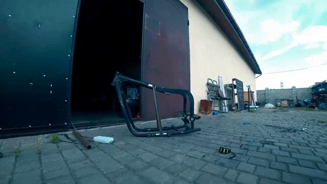 Днепр МТ 10-36.  рама  Custom motorcycle  часть 2