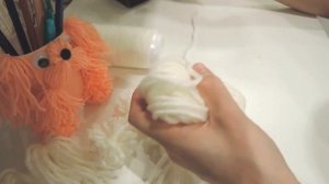 Поделки своими руками/ Пушистые самоделки для детей из ниток пряжи