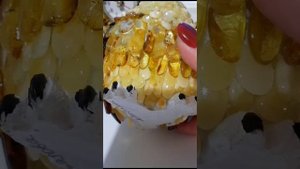 Часы - совы янтарь