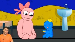 ЛУЧШИЙ ДРУГ ФИОЛЕТОВОГО ? Анимации, РОБЛОКС, Поппи Плейтайм, Rainbow Friends Roblox Валеришка