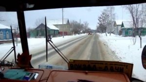 Лиаз-677М г.Сердобск январь 2011