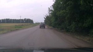 Краснодар. Опасный обгон Нивы на Кирилла Россинского.