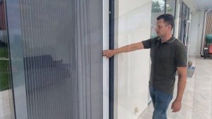 Раздвижные москитные сетки-плиссе для больших проемов