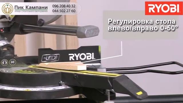 Аренда торцовочная пила RYOBI EMS254L смотреть онлайн