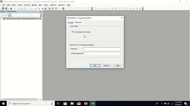 ExcelVBA-12: Rename modules and protect VBA codes
