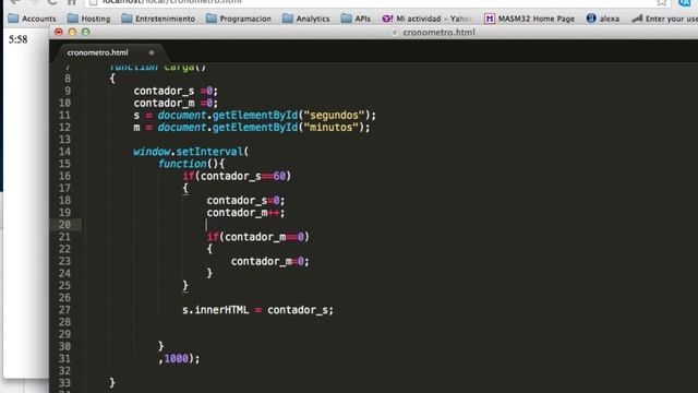 Hacer cronometro en javascript con la funcion setInterval - tutorial + codigo fuente смотреть онлайн