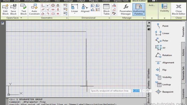 AutoCad ToolBar 18 Dynamic Blocks 7 смотреть онлайн