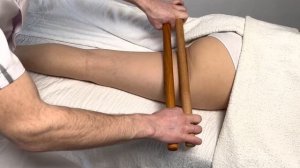 Палка из бука для антицеллюлитного массажа