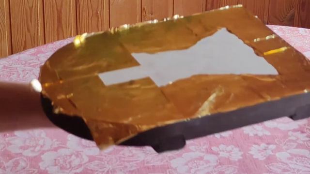 Золочение икон сусальным золотом