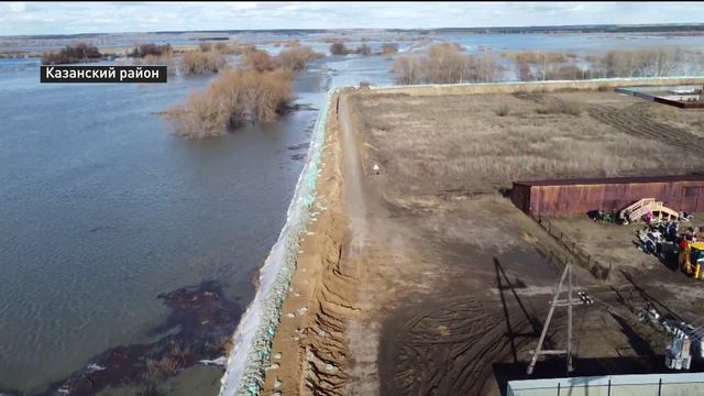 Вода в реке Ишим продолжает прибывать