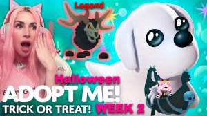 Обнова ADOPT ME Halloween Week 2! Обзор стрим с Женяшей