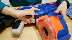 NERF INFINUS N-STRIKE ELITE motorized  новый автомат Нерф на батарейках