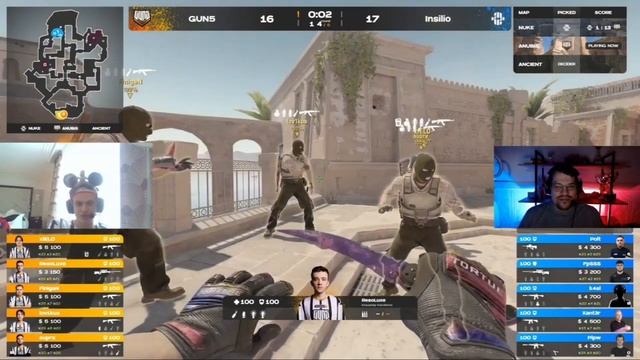 КОМАНДА БУСТЕРА ФИНАЛ HLTV МАТЧ / GUN5 vs INSILIO КАРТА 1 / BUSTER ROFLS #GUN5 #гун5 смотреть онлайн