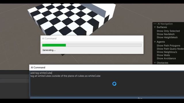I only used AI in the Unity Editor!