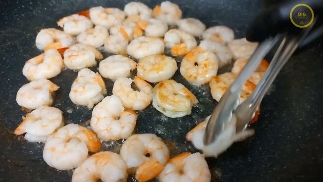 Бомбический САЛАТ с КРЕВЕТКАМИ/Салат из Креветок без майонеза/SALAD with SHRIMPS/BIG FOOD