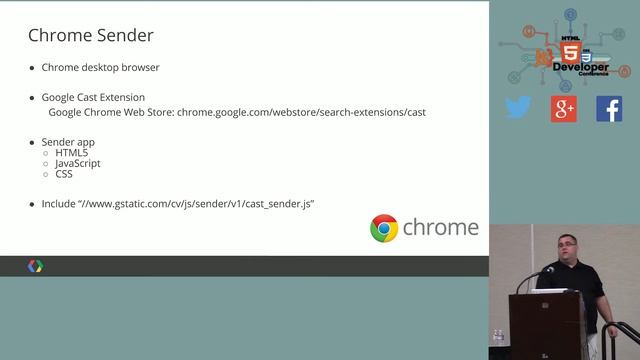 HTML5DevConf: Kevin Nilson, Google: Bringing Web content to the Big Screen with Google Cast