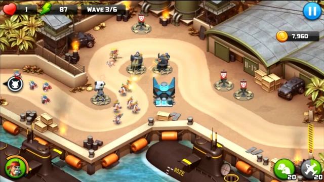 Alien Creeps TD - Kontiky Bay [iOS & Android] GamePlay (Прохождение) смотреть онлайн