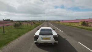Forza Horizon 4. Relaxing drive. Lexus LFA. Perfect exhaust sound!