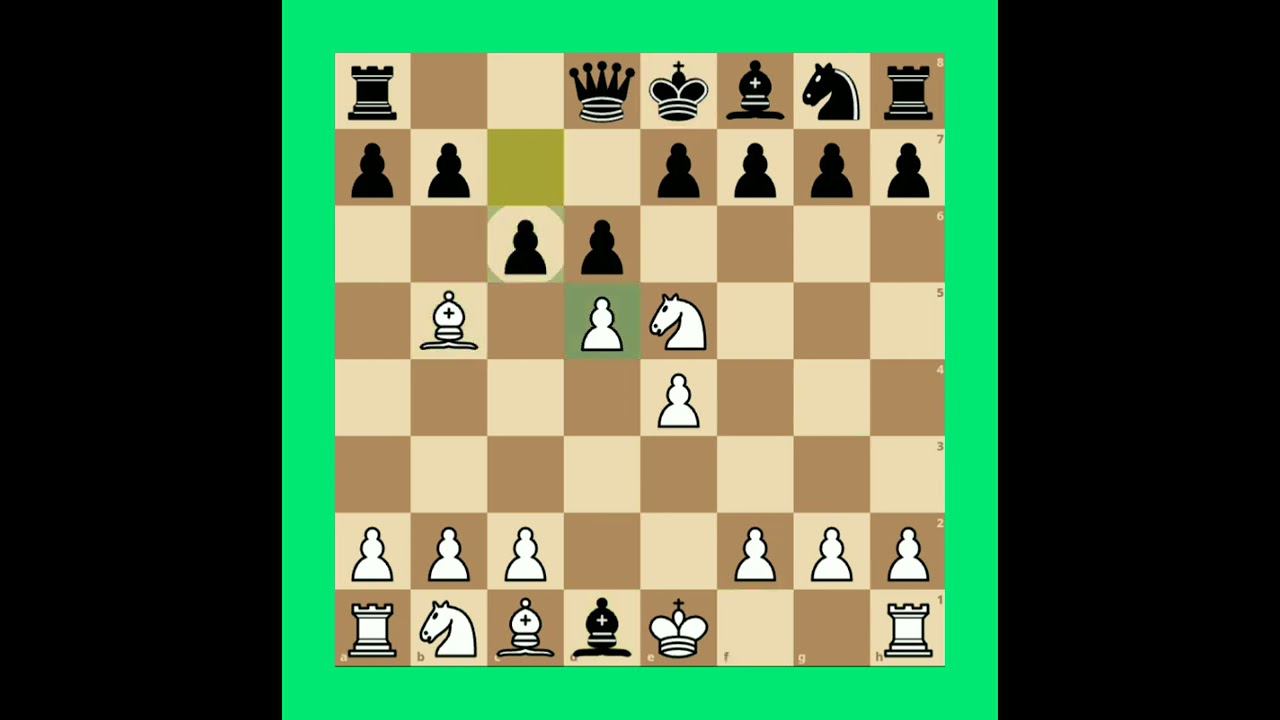 Выигрышь Ферзя - Дебют Нимцовича! #shorts #chess #шахматы #шахматырулят