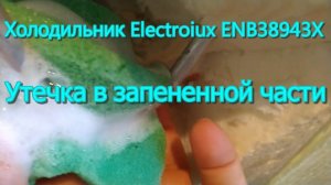 Холодильник Electroiux ENB38943X. Утечка в запененной части