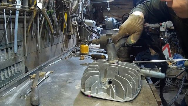 Ремонт головки цилиндра от мотоцикла ИЖ Планета Спорт. смотреть онлайн