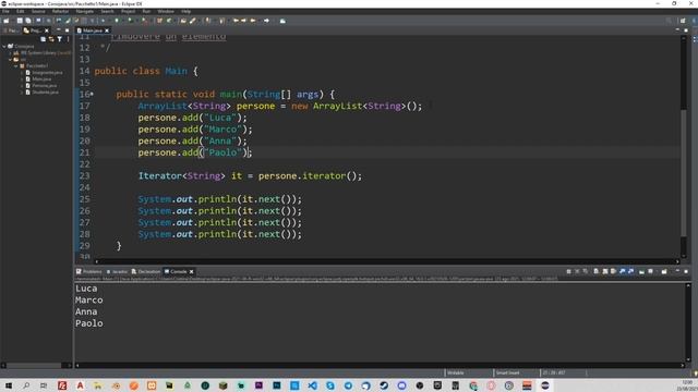 L' oggetto Iteratore - JAVA TUTORIAL ITALIANO 42 смотреть онлайн