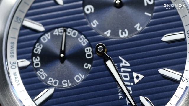 Alpina Alpiner Regulator Automatic Blue - Leather Ref. AL-650NNS5E6 смотреть онлайн