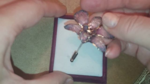 Винтажные орхидеи - эмаль, серебро, золото... смотреть онлайн