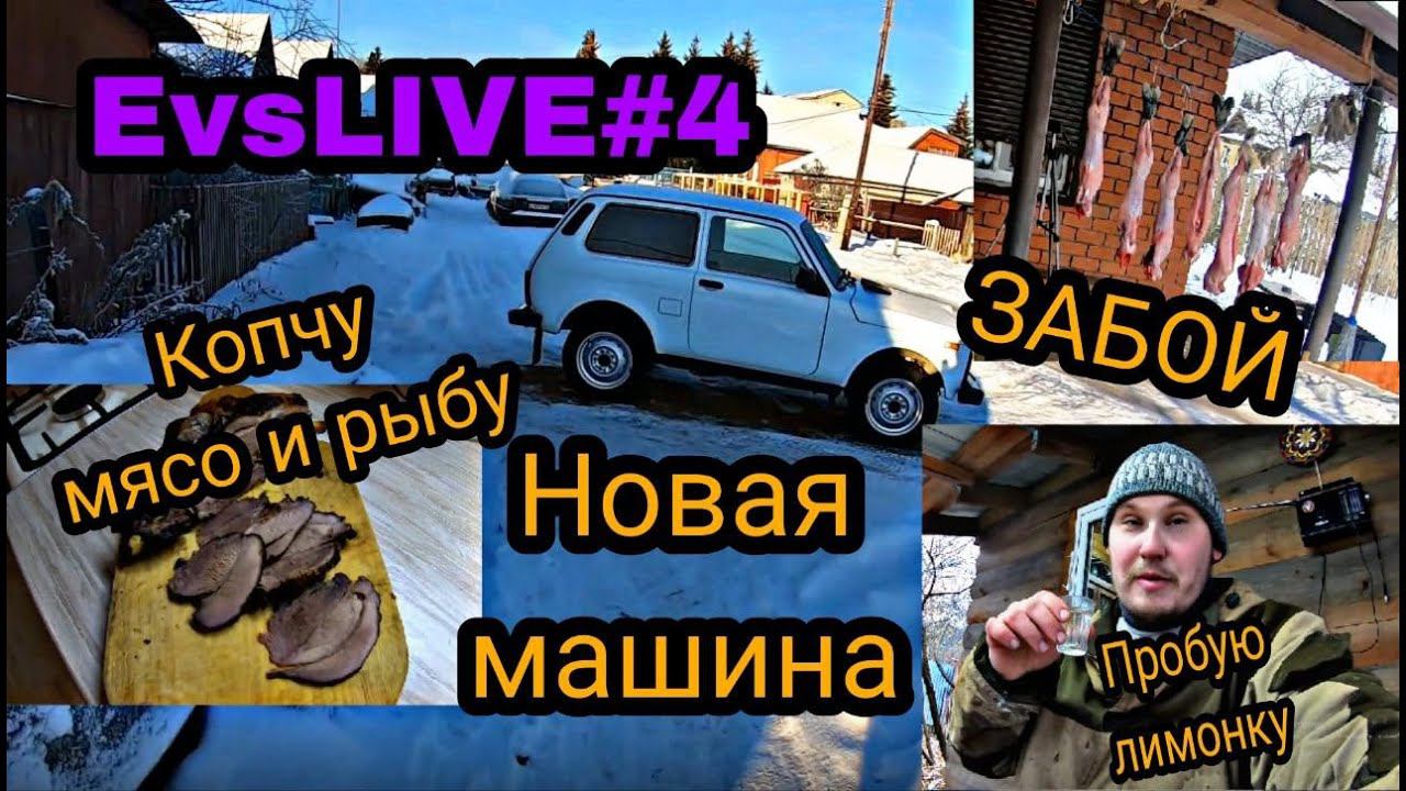 Новая машина. Купил НИВУ 2121. Копчу МЯСО и РЫБУ. Забой кроликов. смотреть онлайн