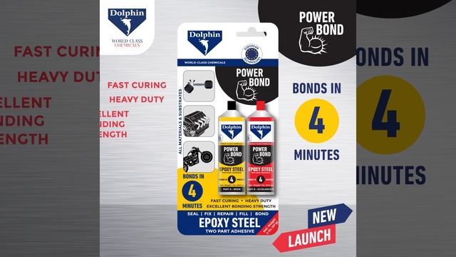Power Bond Epoxy Steel Adhesive Launch Video | Epoxy Steel Two Part Adhesive Launch Video | Dolphin смотреть онлайн