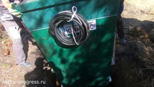 монтаж станции биологической очистки Юнилос Астра 4