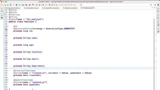 Build REST API with Spring Boot and JPA [2021] - 26 @Column annotation is mandatory? смотреть онлайн