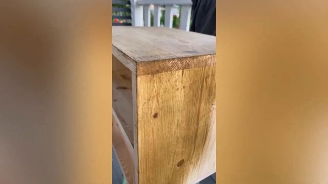 ЧЕМ ПОКРАСИТЬ СОСНУ, чтобы выглядело "дорого"? Лоскутный Воск - Светлый орех на новой тумбе смотреть онлайн