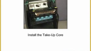 Как установить риббон в принтер этикеток Zebra GX420t