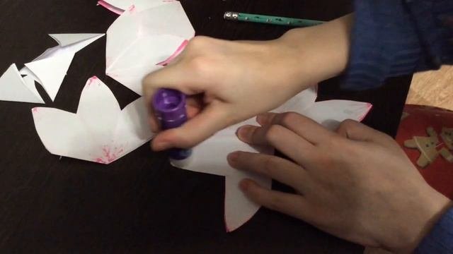Мастер класс - открытка с цветами на 8 марта