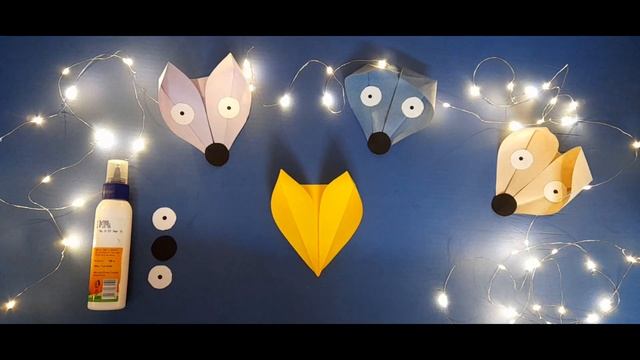 DIY Origami Wolf Face - How to make an Origami Wolf Face смотреть онлайн