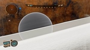 Завораживающий вид со спутника газового гиганта