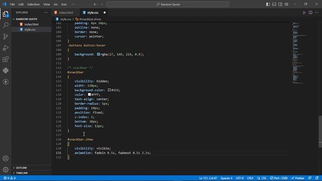 Random Quote Generator | JavaScript Beginner Project Tutorial